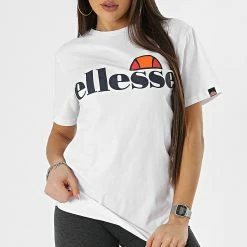 Offres 👏 Tee 👕 Shirt Femme Albany Blanc de Ellesse ✨