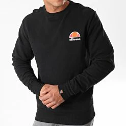 Vente flash 😀 Sweat Crewneck Diveria SHS02215 Noir de Ellesse 😍 -Ellesse Soldes ellesse 197935 SHS02215 BLACK 20190919T155607 04