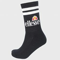 Budget 🛒 Lot De 3 Paires De Chaussettes Pullo SAAC0910 Noir Blanc Bleu Marine de Ellesse ⌛ -Ellesse Soldes ellesse 200667 SAAC0910 NAVY WHITE BLACK 20191121T141339 03