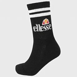 Budget 🛒 Lot De 3 Paires De Chaussettes Pullo SAAC0910 Noir Blanc Bleu Marine de Ellesse ⌛ -Ellesse Soldes ellesse 200667 SAAC0910 NAVY WHITE BLACK 20191121T141344 04