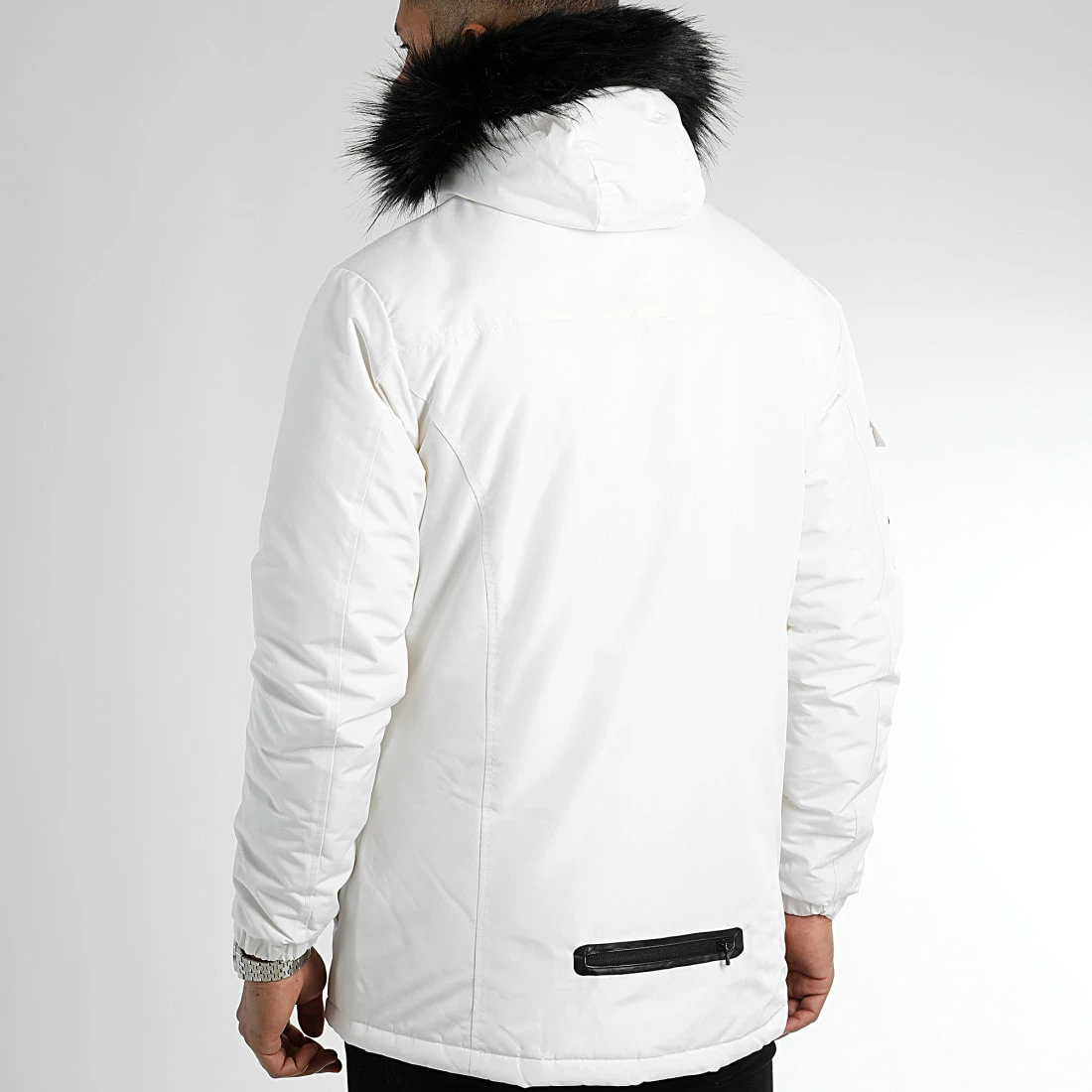 Coupon ✔️ Parka Col Zippé Fourrure Paganella SHD09143 Blanc de Ellesse 🥰 6 Coupon ✔️ Parka Col Zippé Fourrure Paganella SHD09143 Blanc de Ellesse 🥰 – Image 4