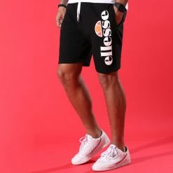 Remise 👏 Short Jogging Bossini Fleece SHS08748 Noir de Ellesse 🎁 -Ellesse Soldes ellesse 210533 SHS08748 BLACK 20200131T170304 06