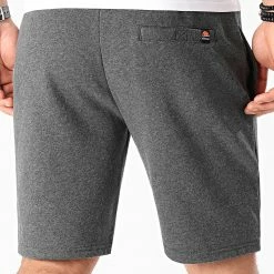 Grosses soldes 😀 Short Jogging Bossini Fleece SHS08748 Gris Anthracite Chiné de Ellesse 🧨 -Ellesse Soldes ellesse 210540 SHS08748 DARK GREY MARL 20200128T170812 04