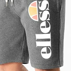 Grosses soldes 😀 Short Jogging Bossini Fleece SHS08748 Gris Anthracite Chiné de Ellesse 🧨 -Ellesse Soldes ellesse 210540 SHS08748 DARK GREY MARL 20200131T154458 03