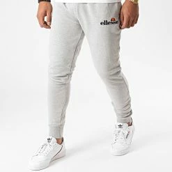 Bon marché 😀 Pantalon Jogging Nioro SHS08783 Gris Chiné de Ellesse 💯
