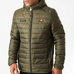 Promo 💯 Doudoune Capuche Lombardy SHS01115 Vert Kaki de Ellesse ✔️