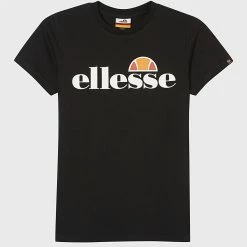 Acheter 🛒 Tee 👚 Shirt Enfant Malia Noir de Ellesse 💯