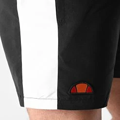 Bon marché 🎁 Short De Bain A Bandes Tamarollo SLB13209 Noir Blanc de Ellesse ⭐ -Ellesse Soldes ellesse 264395 SLB13209 BLACK 20210430T155911 04