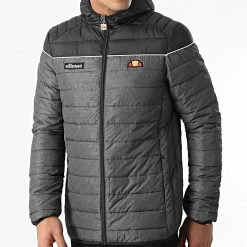 Top 10 🤩 Doudoune Capuche Lombardy 2 Padded Gris Anthracite de Ellesse 👍 -Ellesse Soldes ellesse 283461 SHK13274 DARK GREY MARL 20210910T084704 03