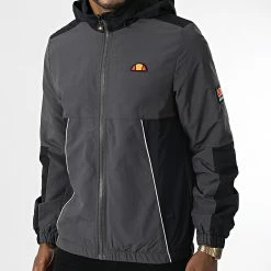 Offres 😀 Veste Zippée Capuche Lupi SHK12211 Gris Anthracite de Ellesse 🎁