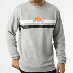Top 10 😀 Sweat Crewneck Prella SHL13165 Gris Chiné de Ellesse 👏 -Ellesse Soldes ellesse 293397 SHL13165 GREY MARL 20211202T125234 03