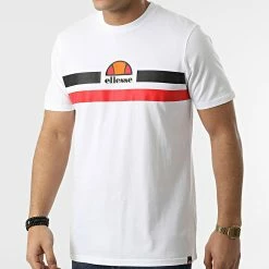 Vente flash ❤️ Tee 👚 Shirt Aprel Blanc de Ellesse ⌛