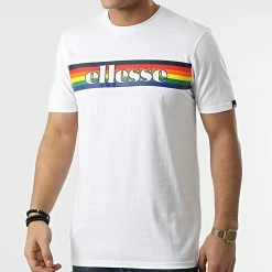 Budget 🎉 Tee 👕 Shirt Dreilo Blanc de Ellesse 🔔