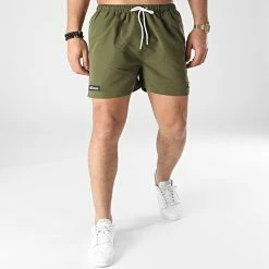 Top 10 🌟 Short De Bain Dem Slackers SHS00938 Vert Kaki de Ellesse 😍 -Ellesse Soldes ellesse 301100 SHS00938 KHAKI 20220301T143931 03