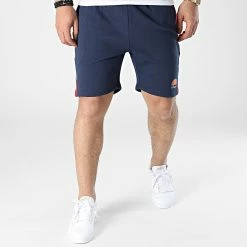 De gros 👍 Short Jogging A Bandes Fresca SXM14470 Bleu Marine de Ellesse 👍 -Ellesse Soldes ellesse 305400 SXM14470 NAVY 20220301T115859 03