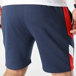 De gros 👍 Short Jogging A Bandes Fresca SXM14470 Bleu Marine de Ellesse 👍 -Ellesse Soldes ellesse 305400 SXM14470 NAVY 20220301T115900 04