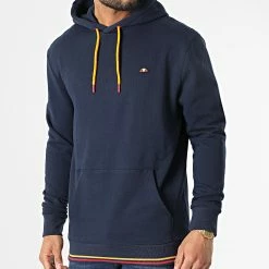 Vente flash 🔥 Sweat Capuche Ether SHM14555 Bleu Marine de Ellesse ✔️
