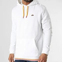 Top 10 🤩 Sweat Capuche Ether SHM14555 Blanc de Ellesse 👏