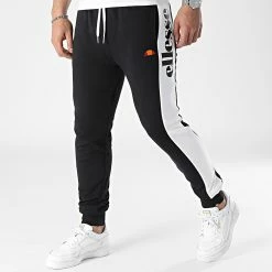 Meilleure vente ❤️ Pantalon Jogging SLB16546 Noir Blanc de Ellesse ✔️
