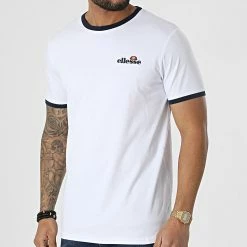 Promo ✨ Tee 👚 Shirt Meduno SHL10164 Blanc de Ellesse 🔥