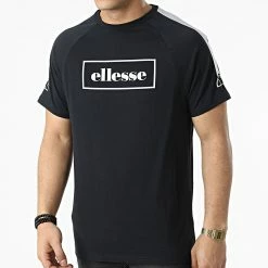 Budget 🧨 Tee 👚 Shirt Zoltar SLF15571 Noir Réfléchissant de Ellesse 🌟