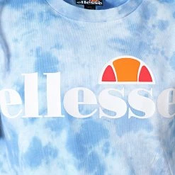 Promo 🔥 Tee 👕 Shirt Enfant Malia Tie Dye Bleu Ciel de Ellesse 🌟 -Ellesse Soldes ellesse 314473 S3M14454 LIGHT BLUE TIEDYE 20220511T155838 02