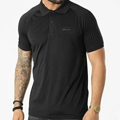 Sortie 🎁 Polo A Manches Courtes Villa SXM13808 Noir de Ellesse ✨