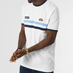 Sortie 💯 Tee 👚 Shirt Banlo SHN07027 Blanc de Ellesse 🎁