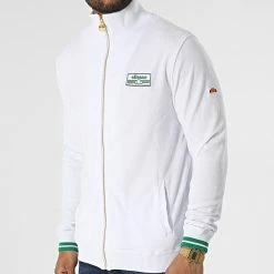 Top 10 😉 Veste Zippée Fallo SHN15010 Blanc Doré de Ellesse 🌟