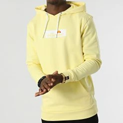 Vente flash 😉 Sweat Capuche Piletta SHN15203 Jaune de Ellesse ❤️