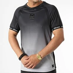 Meilleur prix ✔️ Tee 👕 Shirt Raziel Fade Noir Dégradé de Ellesse 😍 -Ellesse Soldes ellesse 320724 SXN15429 BLACK FADE 20220614T142614 03