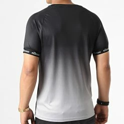 Meilleur prix ✔️ Tee 👕 Shirt Raziel Fade Noir Dégradé de Ellesse 😍 -Ellesse Soldes ellesse 320724 SXN15429 BLACK FADE 20220614T142615 04