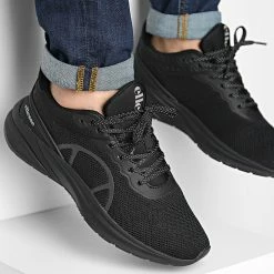 De gros 👍 Baskets Oran Runner 897210 Black Black de Ellesse 🔔