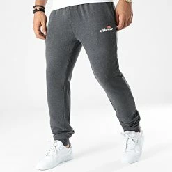 Offres 💯 Pantalon Jogging Granite Gris Anthracite Chiné de Ellesse 🌟