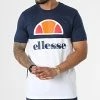 Remise ✔️ Tee 👕 Shirt Arbatax Bleu Marine Blanc de Ellesse 🧨 -Ellesse Soldes ellesse 333804 SHM03430 NAVY WHITE 20220826T143158 01