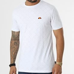 Bon marché 🔥 Tee 👚 Shirt Pensavo Blanc de Ellesse 🔥