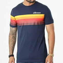 Acheter ✔️ Tee 👚 Shirt Paco Bleu Marine de Ellesse 🔔