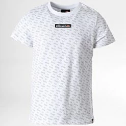 Budget 😀 Tee 👚 Shirt Enfant Arancie Blanc de Ellesse 🧨