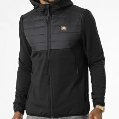 Vente flash 🧨 Veste Zippée Capuche Tetria SHP16059 Noir de Ellesse 🥰