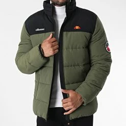 De gros 😍 Doudoune Nebula SHK12789 Vert Kaki de Ellesse 😀
