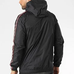 Vente flash 🤩 Veste Zippée Capuche A Bandes Macros SHP16201 Noir de Ellesse 👏 -Ellesse Soldes ellesse 341195 SHP16201 BLACK 20221011T160555 04