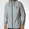 Coupon ✨ Veste Zippée Capuche A Bandes Macros SHP16201 Gris Réfléchissant de Ellesse 🌟 -Ellesse Soldes ellesse 341197 SHP16201 SILVER REF 20221013T151135 01