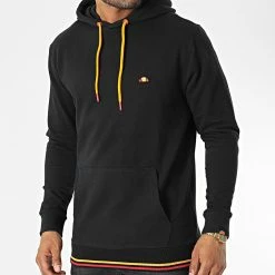 Sortie 🔔 Sweat Capuche Koda Noir de Ellesse ⌛