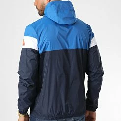 Acheter 👏 Coupe-Vent Capuche Hunderi SXP15828 Bleu Marine Bleu Roi de Ellesse ❤️ -Ellesse Soldes ellesse 341213 SXP15828 NAVY 20221014T150511 04