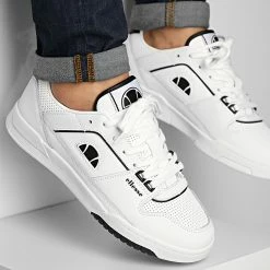 De gros ✔️ Baskets Gioco Cupsole SHPF0497 White Black de Ellesse 💯