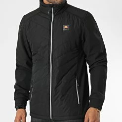 De gros 👍 Veste Zippée Montellio SHM14875 Noir de Ellesse 😀 -Ellesse Soldes ellesse 342452 SHM14875 BLACK 20221011T160538 03
