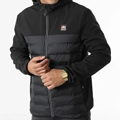 De gros 🧨 Veste Zippée Capuche Lorato SHM14876 Noir de Ellesse 💯 -Ellesse Soldes ellesse 342454 SHM14876 BLACK 20221007T161836 03
