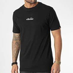Remise 🥰 Tee 👕 Shirt Ollio SHP16463 Noir de Ellesse 🎉