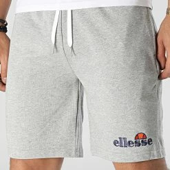 Budget 😉 Short Jogging Silvan Fleece SHF09162 Gris Chiné de Ellesse 😀