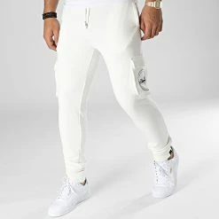 Sortie ❤️ Pantalon Jogging Elvare SHQ16810 Beige Clair de Ellesse 🎉